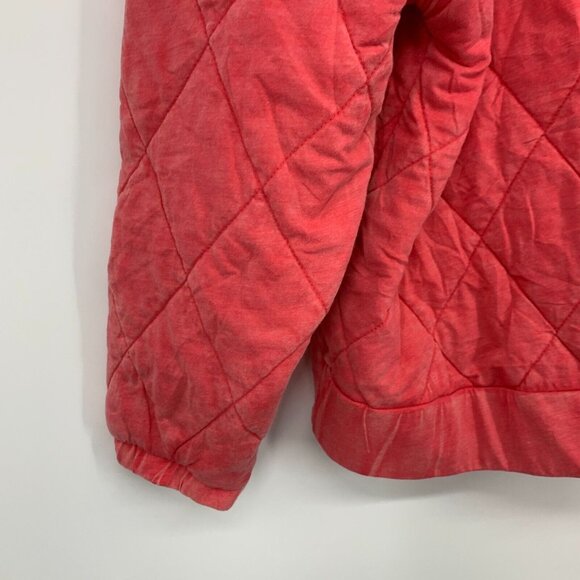 Wild Fable Jacket Pink Quilted Full Front Zip Hooded - Picture 12 of 13